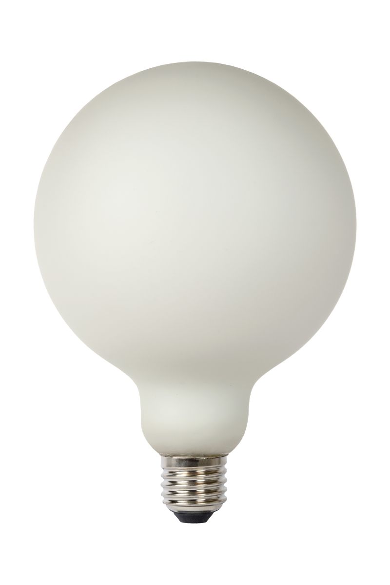 Lucide G125 - Žiarovka - Ø 12,5 cm - LED Rozm. - E27 - 1x8W 2700K - 3 StepDim - Opál